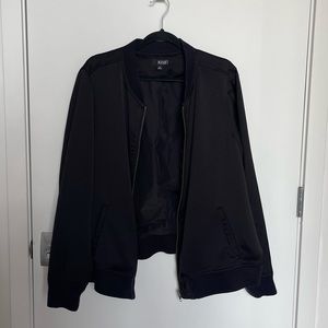 Satin Bomber Jacket